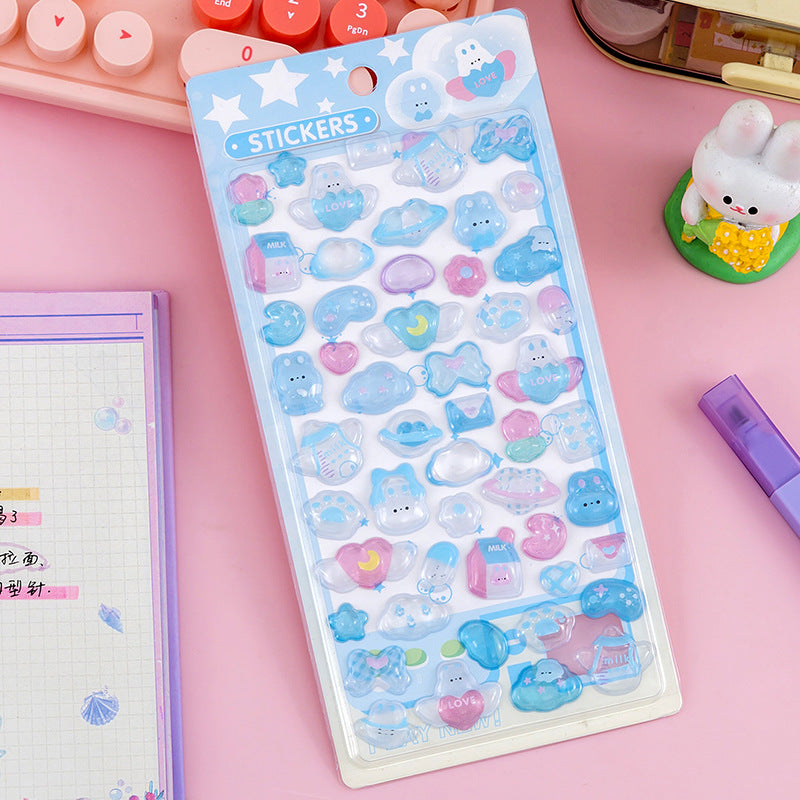 【ボンボン】動物フルーツ　硬い　シール