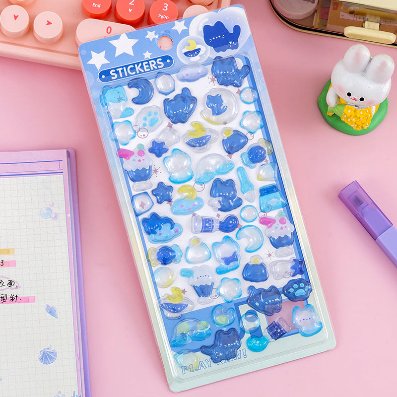 【ボンボン】動物フルーツ　硬い　シール