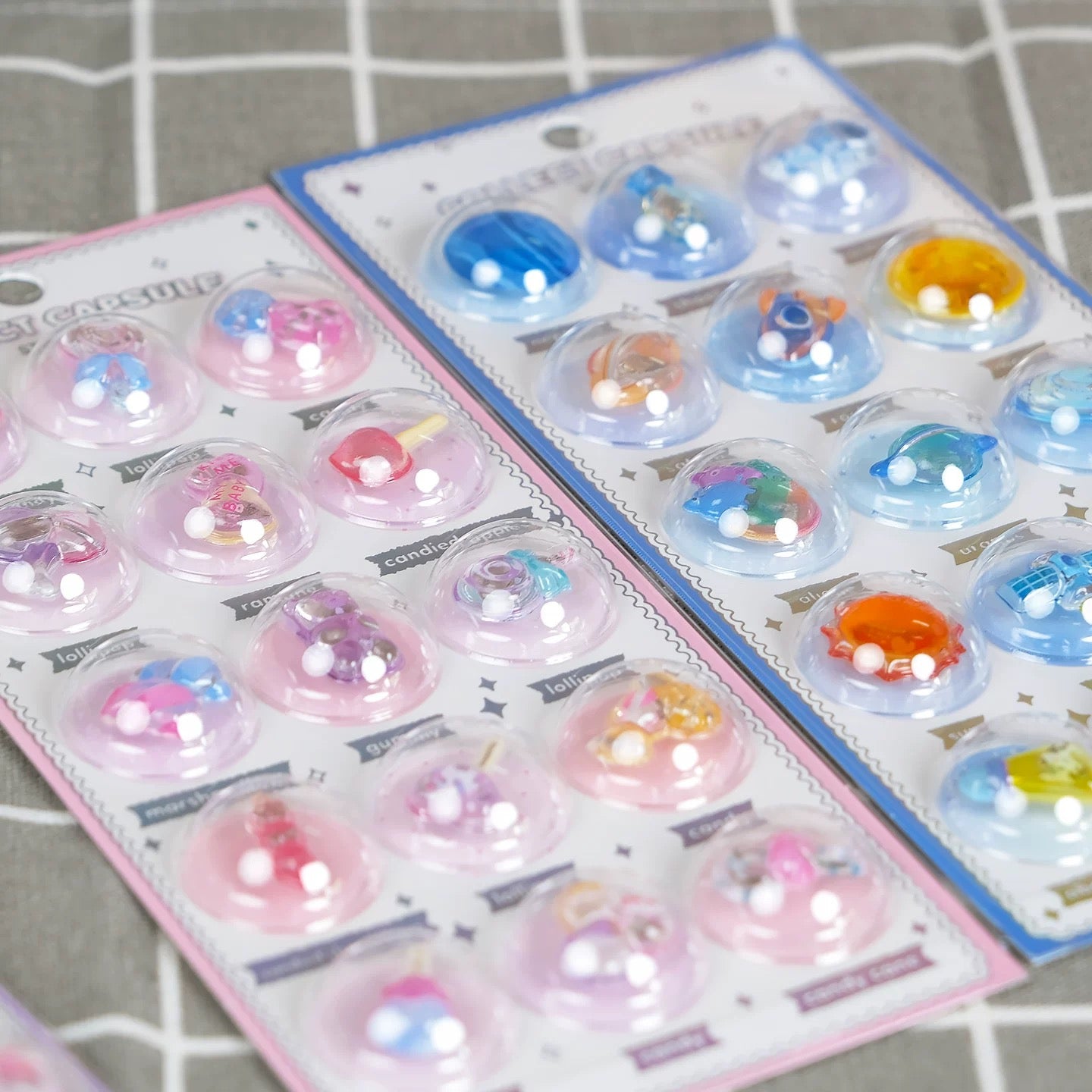 【カプセル3D】立体カプセルステッカー 宇宙・海洋・スイーツシリーズ 全6種