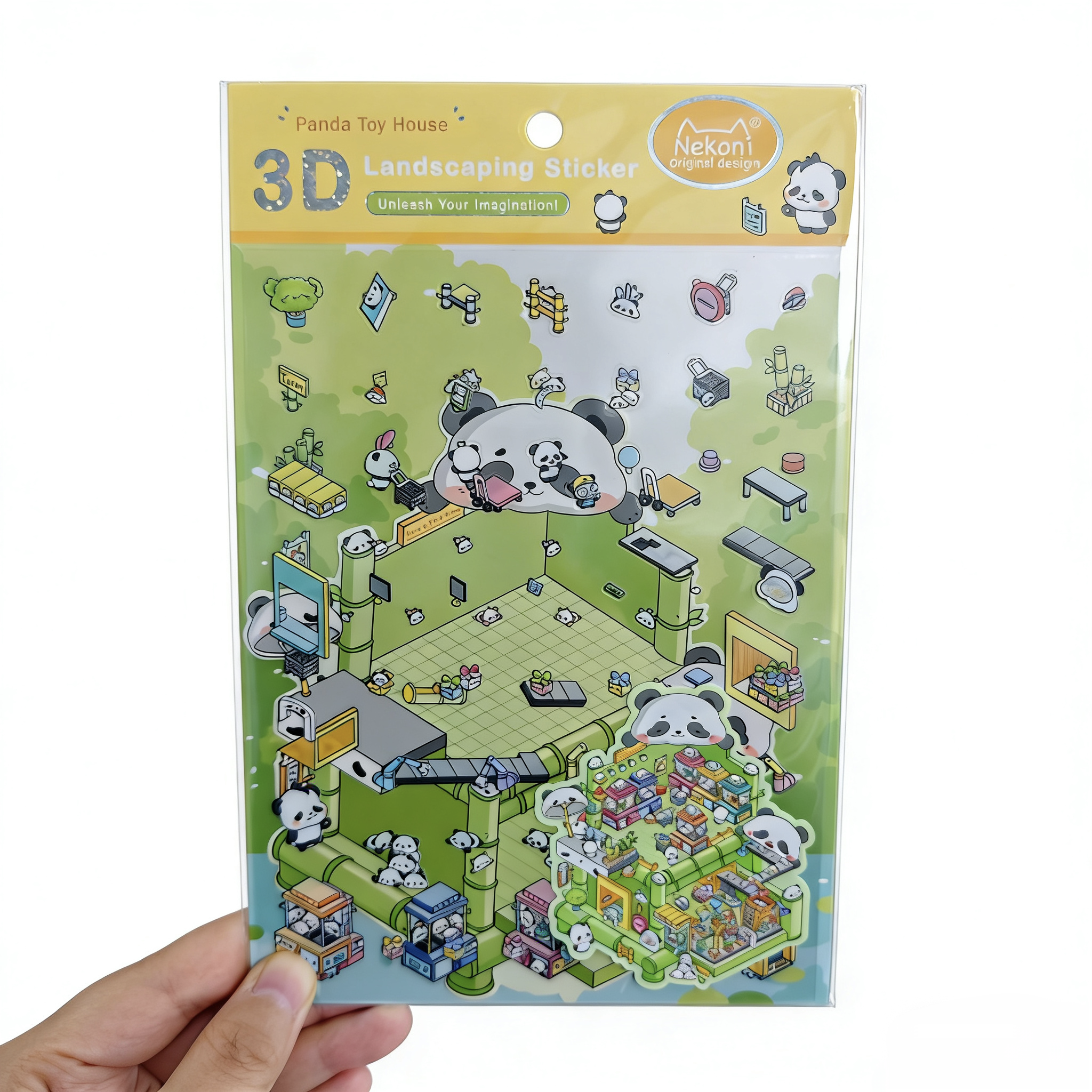 【ジオラマシール】ジオラマシール かわいい ストレス解消（M サイズ）