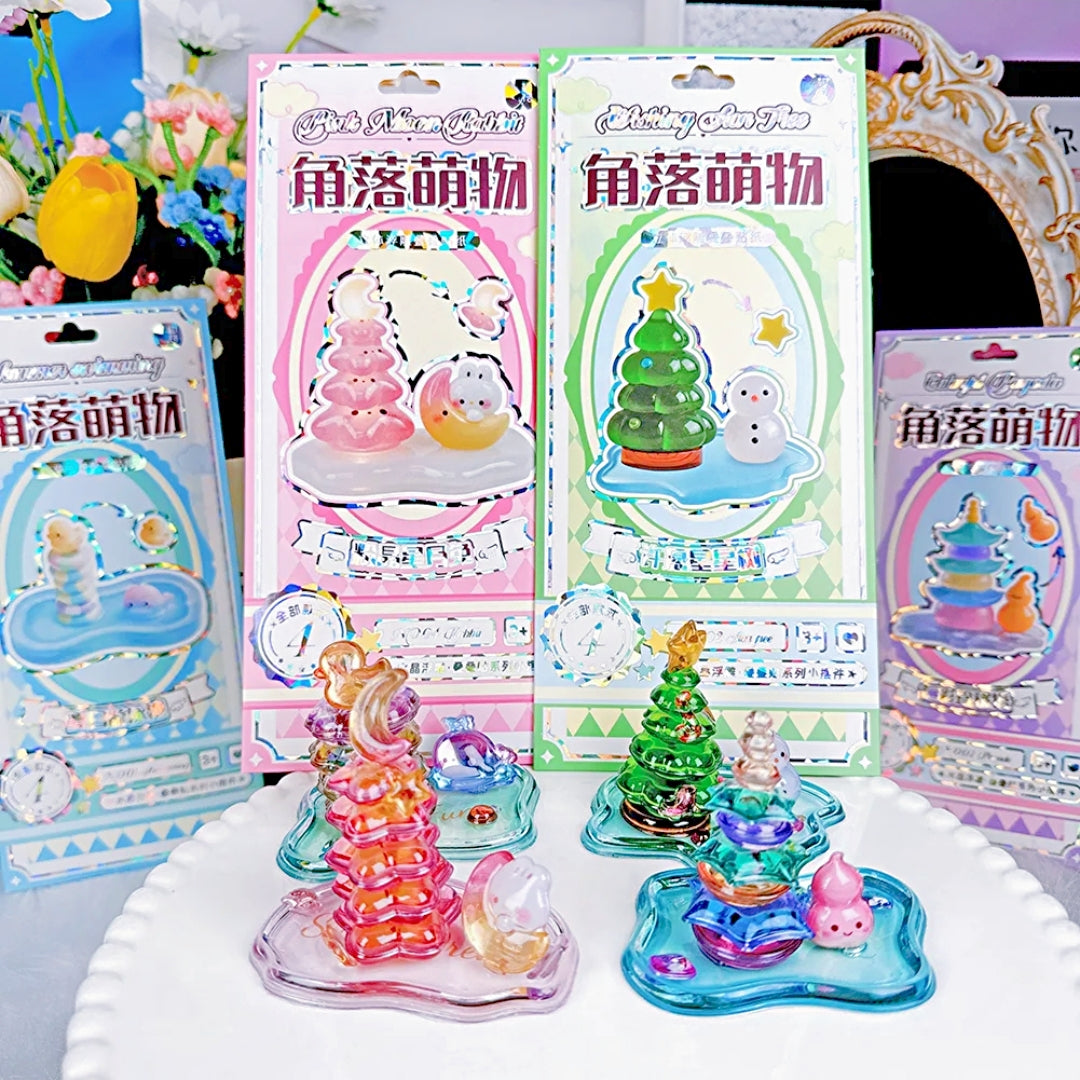 【立体】3D ペーパークラフトエンボス積み重ねおもちゃ