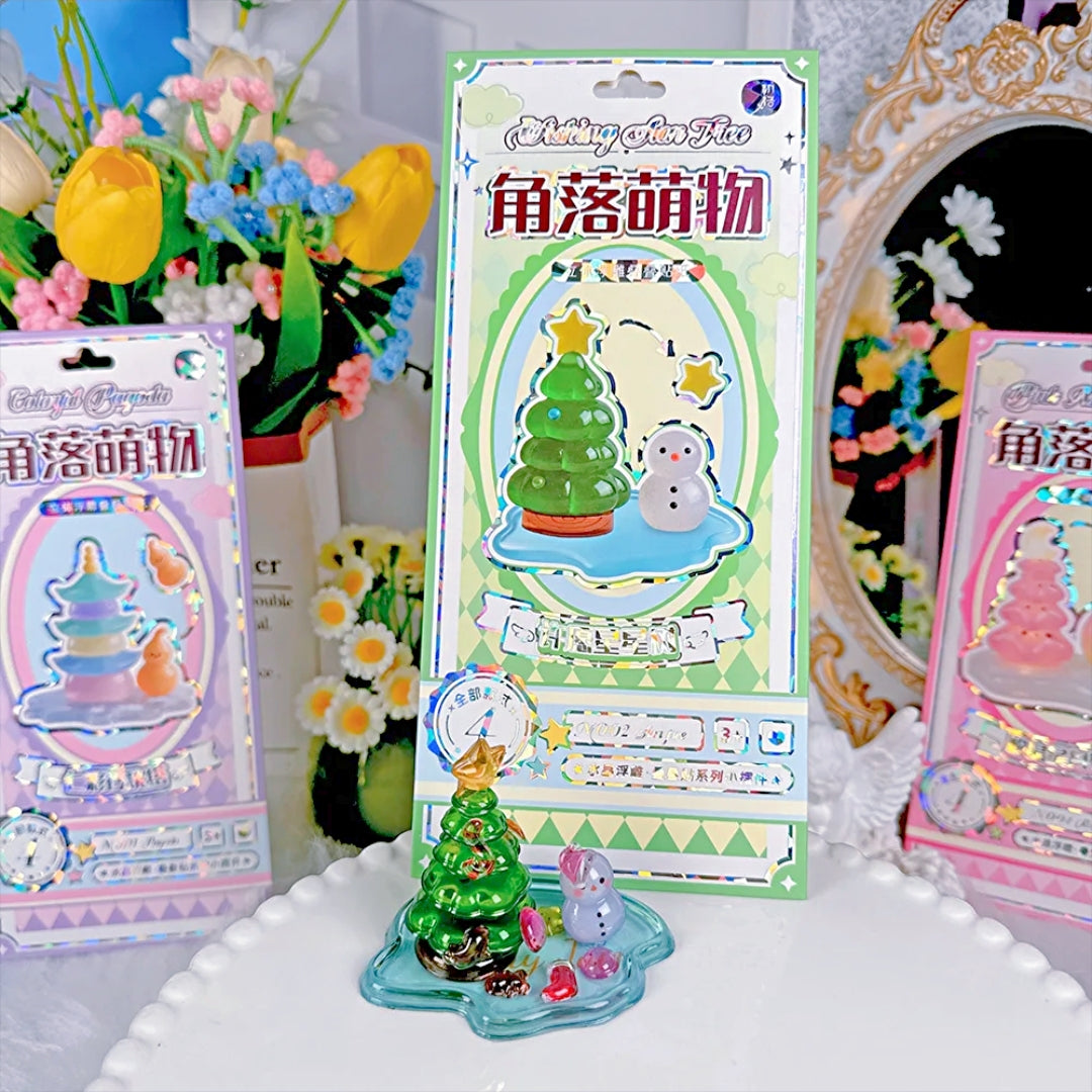 【立体】3D ペーパークラフトエンボス積み重ねおもちゃ