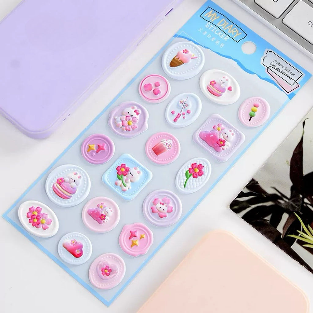 【火漆】マイダイアリー 火漆判子シール 全6種