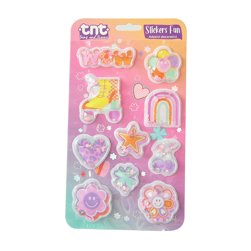 【サンリオ】サンリオ ゆらゆら ウォーターステッカー 3D 流沙デコシール