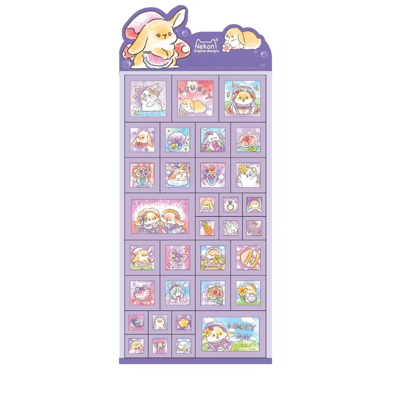 【ゼリー】かわいい動物 3D立体風 カートゥーン風 ブロック装飾