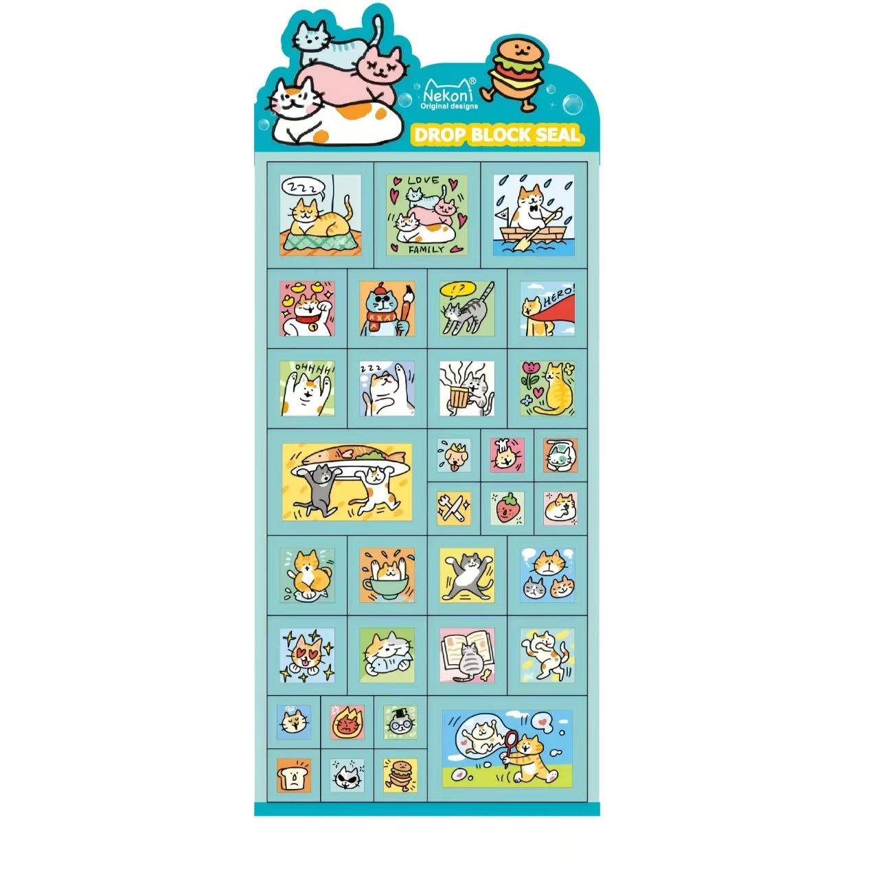 【ゼリー】かわいい動物 3D立体風 カートゥーン風 ブロック装飾